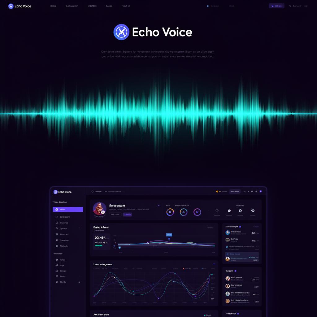 Echo Voice — AI · Voice agent SaaS