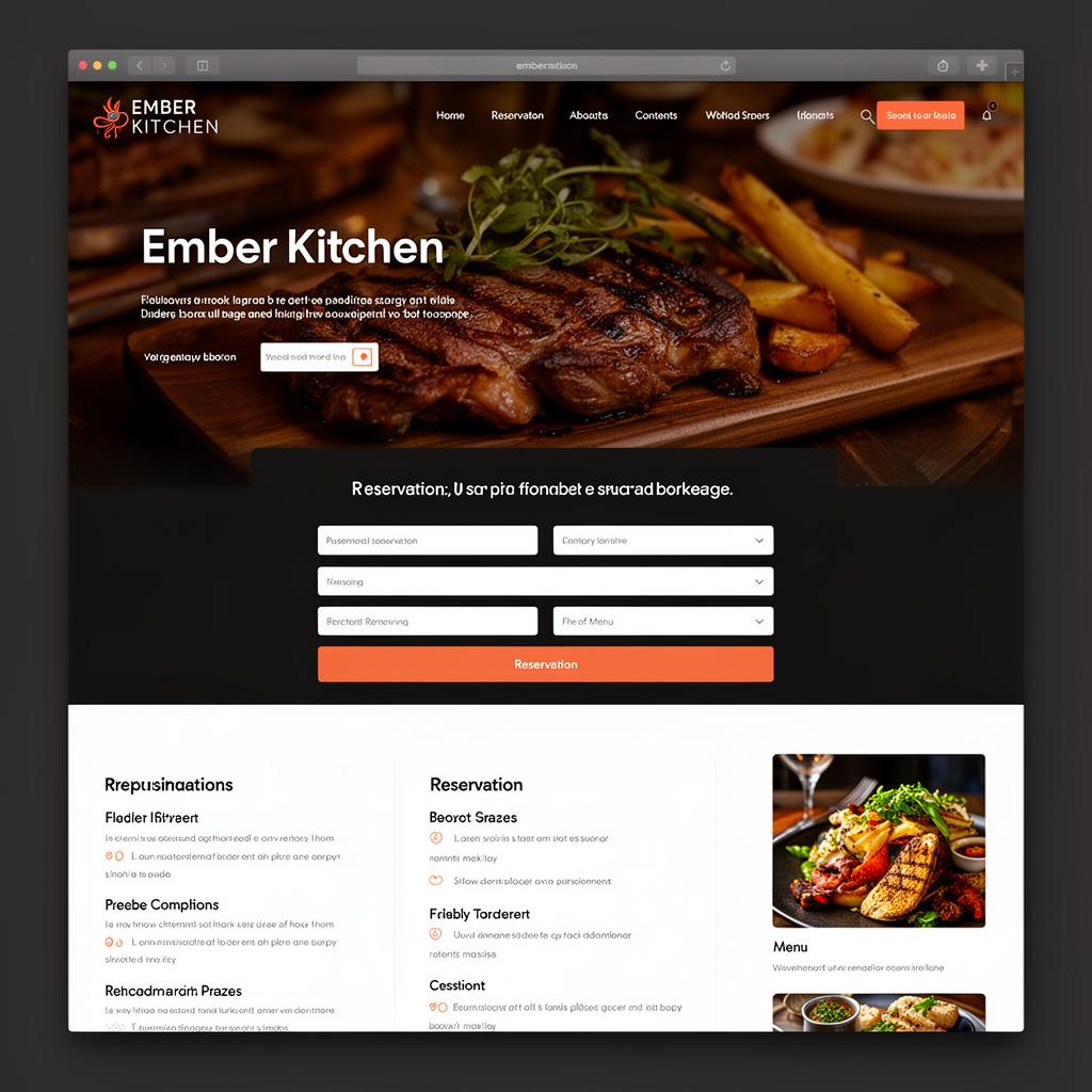 Ember Kitchen — Restaurant · Reservations